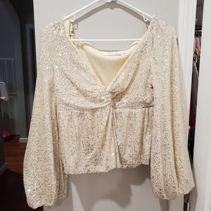 Mustard Seed Size Small Sequin Top